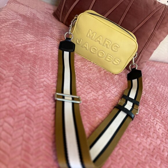 Marc Jacobs Flash Leather Shoulder Bag Lemon - Picture 8 of 14